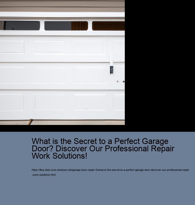 What is the Secret to a Perfect Garage Door? Discover Our Professional Repair Work Solutions!